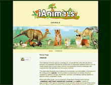 Tablet Screenshot of ianimals.com